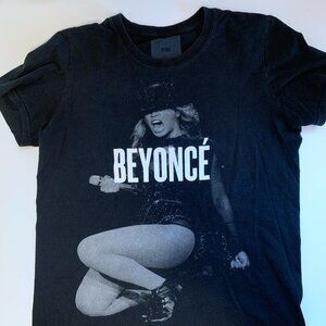 Beyonce On The Run Tour Double-Sided Authentic Official Licensed Black T-Shirt S